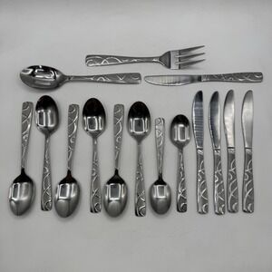 Cambridge Conquest Roam Sand 18/10 Stainless Steel Replacement Flatware Lot 15
